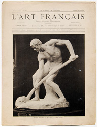 antique print from l'art francaise